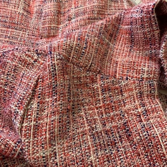 BANANA REPUBLIC Shorts Pink Red Size 12 Woven Fringe Pockets - Picture 11 of 11